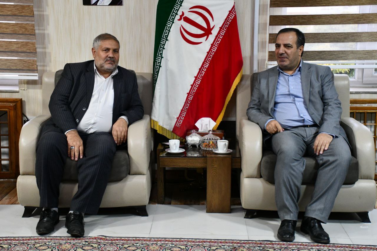 دیدار میرزایی مدیرکل بازرسی استانداری آذربایجان غربی با نادر کاظمی فرماندار شهرستان ماکو