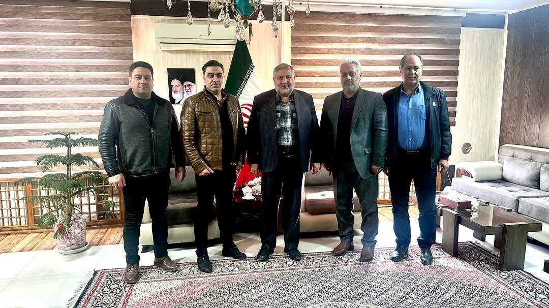 دیدار هیئت جودوی شهر مرزی بازرگان با نادر کاظمی فرماندار شهرستان ماکو
