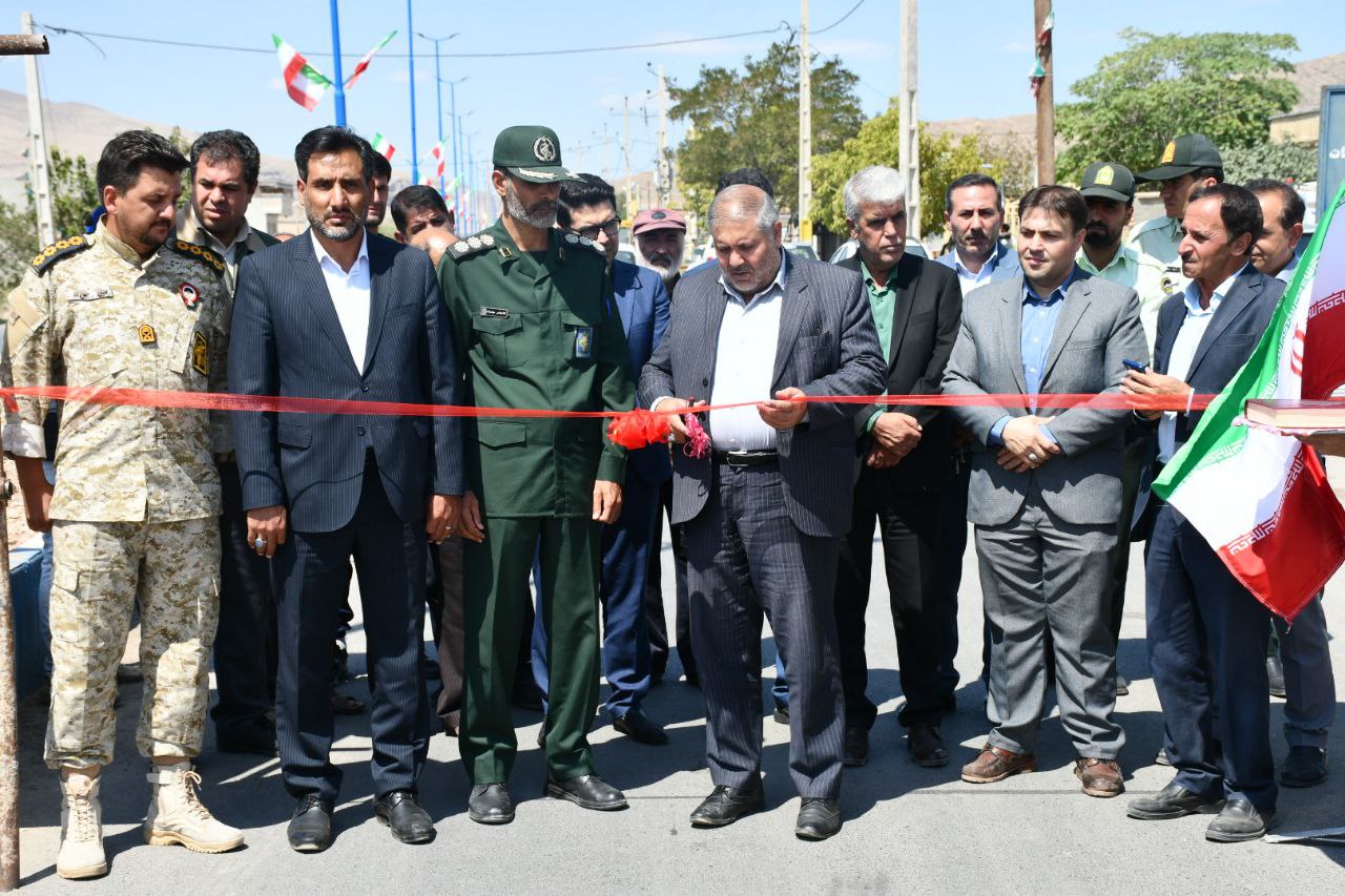 افتتاح بلوار شهید حاج قاسم سلیمانی روستای قره تپه شهرستان ماکو
