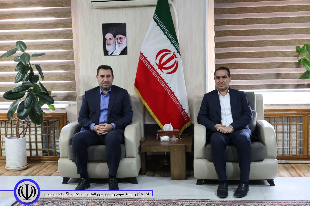 دیدار نوروزی شهردار و اعضای شورای شهر بازرگان با فرماندار محترم شهرستان ماکو