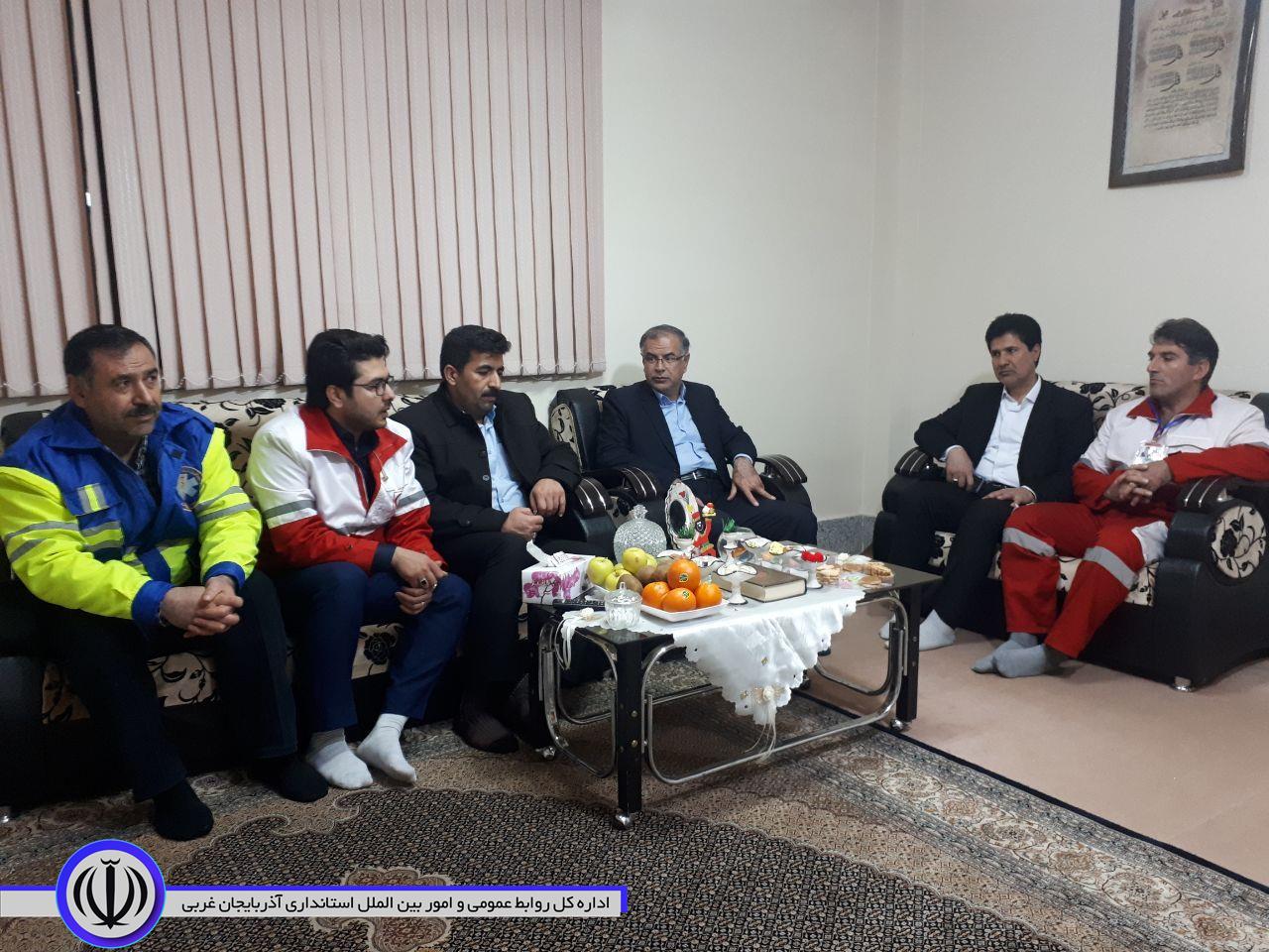 بازدید فرماندار ماکو از مراکز خدمات رسان
