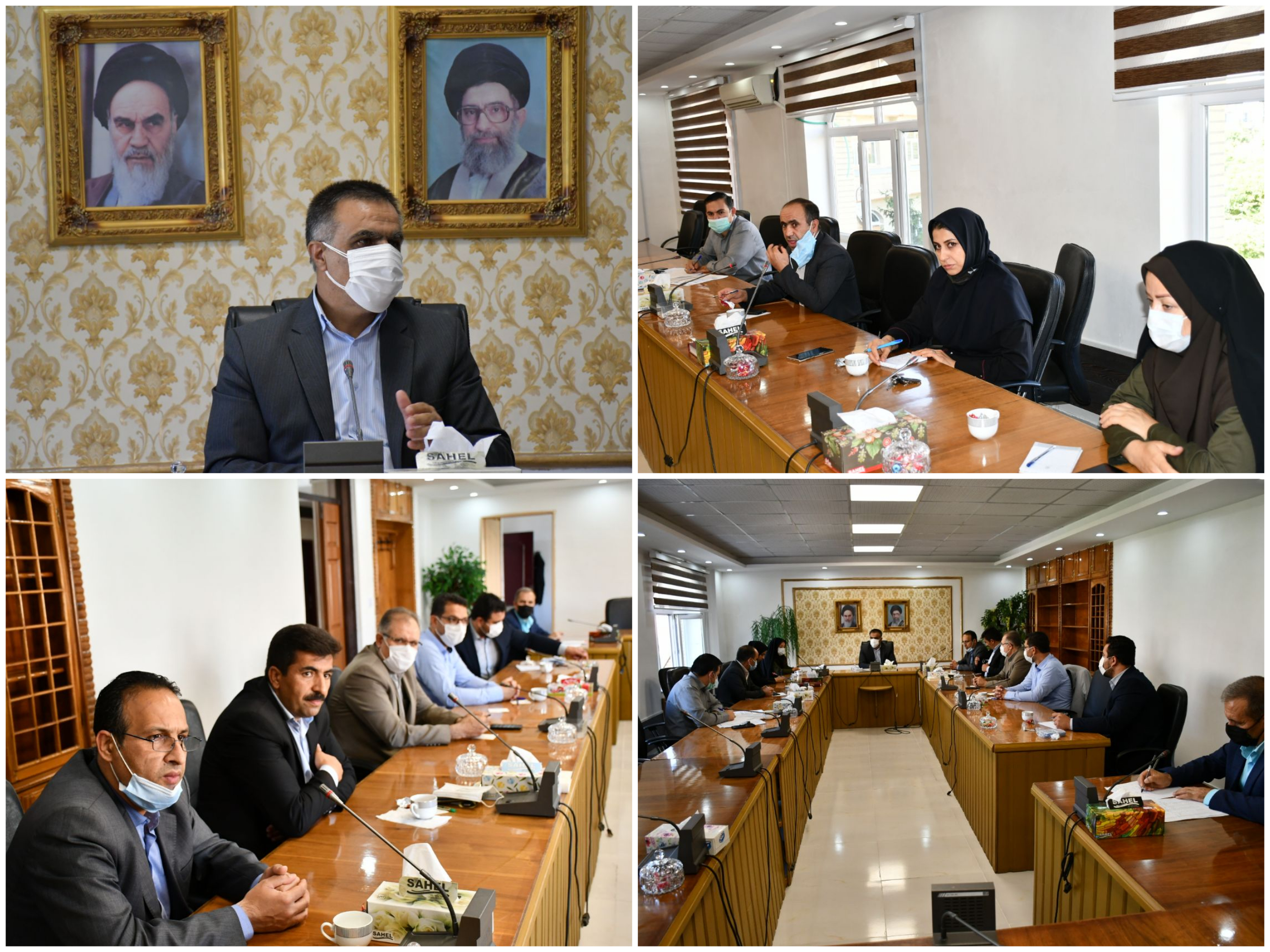 برگزاری جلسه هماهنگی کمیته های انتخاباتی 1400 به ریاست محمدی ایروانلو فرماندار شهرستان در محل فرمانداری ماکو