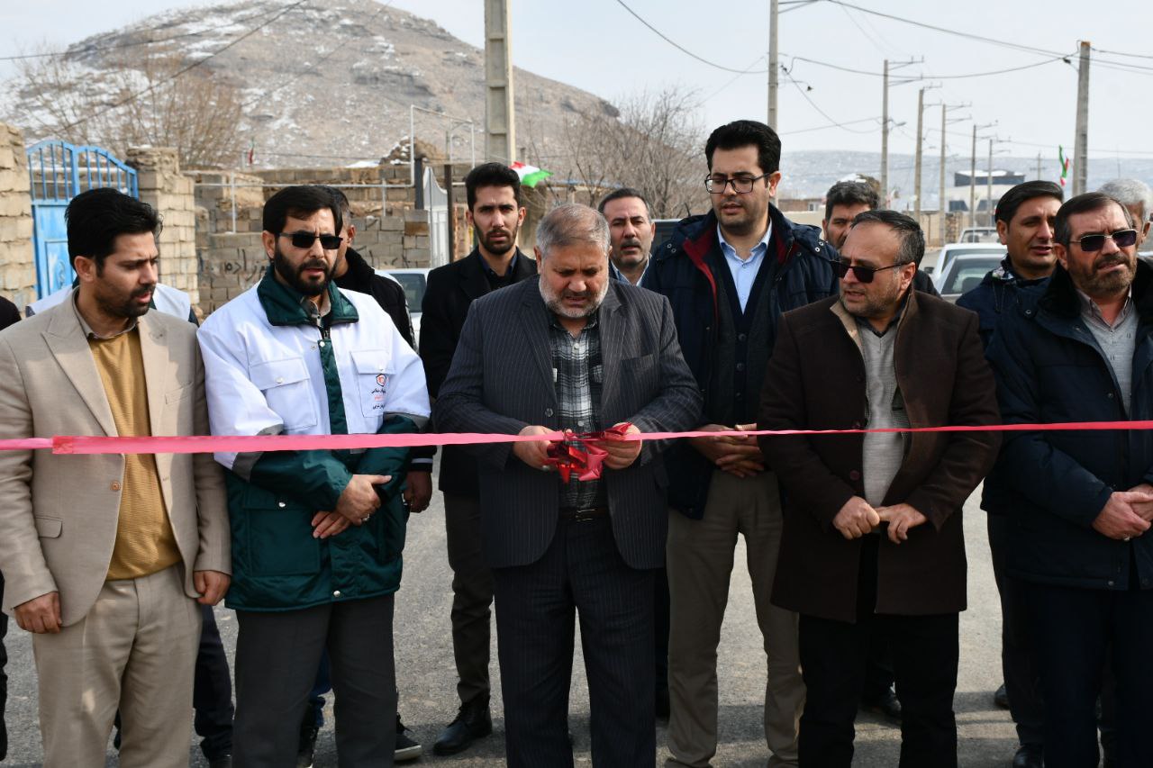 افتتاح آسفالت معابر روستای علی آباد رند از توابع بخش مرکزی شهرستان ماکو