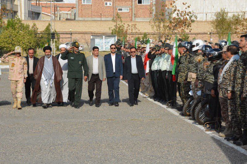 صبحگاه مشترک نیروهای مسلح در ماکو برگزار شد