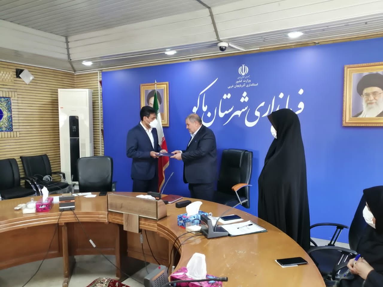 بخشدار جدید مرکزی ماکو معرفی شد