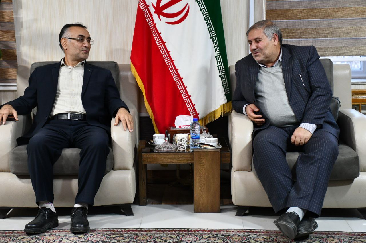 دیدار علی وقاری مدیر کل پدافند غیرعامل استانداری آذربایجان غربی با نادر کاظمی فرماندار شهرستان ماکو