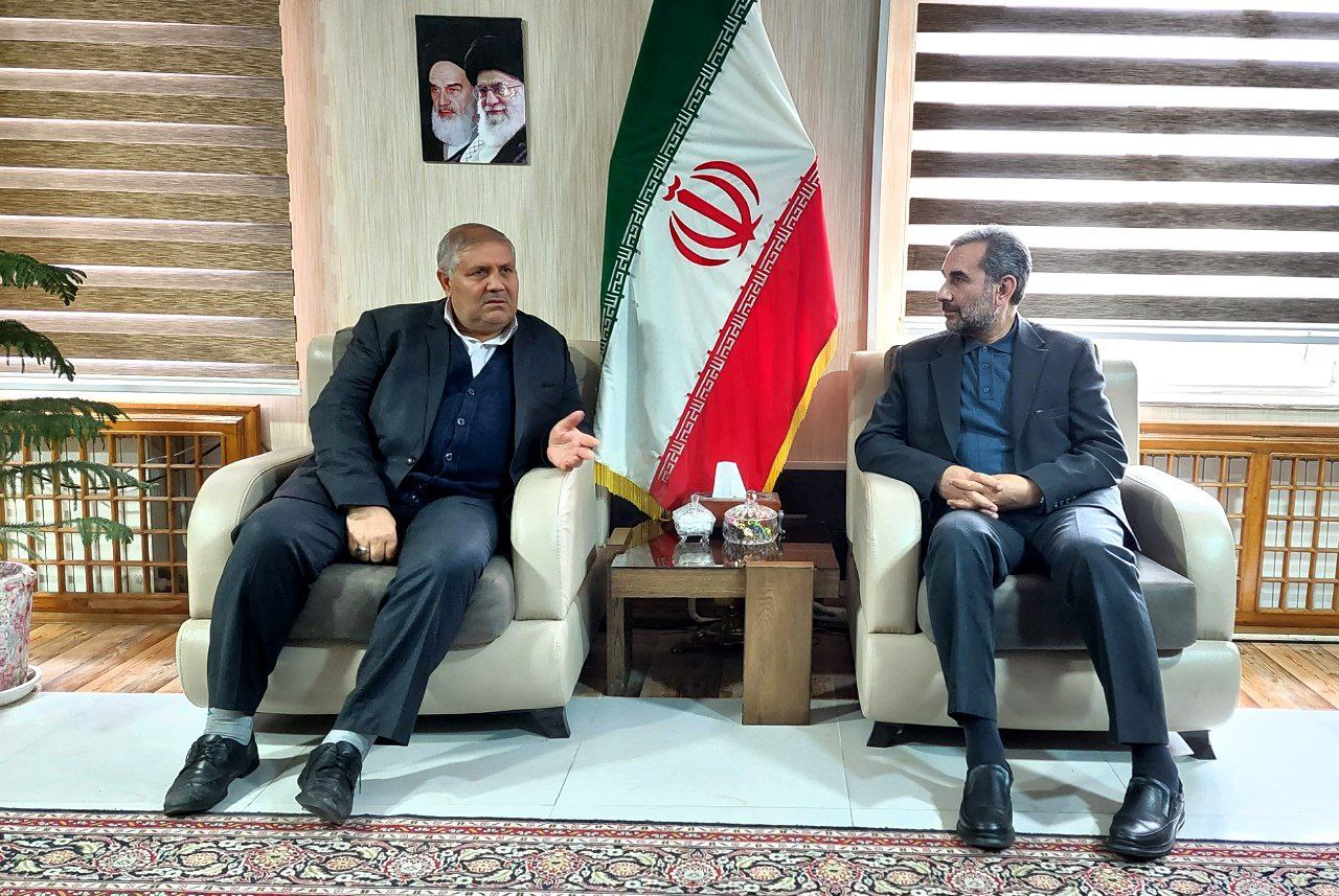 دیدار نوروزی مدیرکل فرهنگ و ارشاد اسلامی استان آذربایجان غربی با نادر کاظمی فرماندار شهرستان ماکو