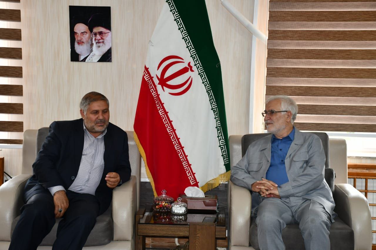 دیدار مهندس نقی کریمی رئیس شورای اسلامی شهر ارومیه با نادر کاظمی فرماندار شهرستان ماکو