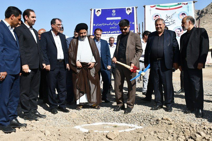 کلنگ زنی 1500 واحد طرح اقدام ملی مسکن در شهرستان ماکو از پروژه های راه و شهرسازی