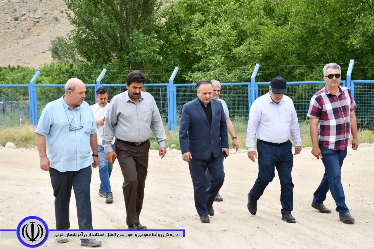 بازدید از پروژه فاضلاب شهری و بررسی راهکارهای تسریع در بهرهبرداری