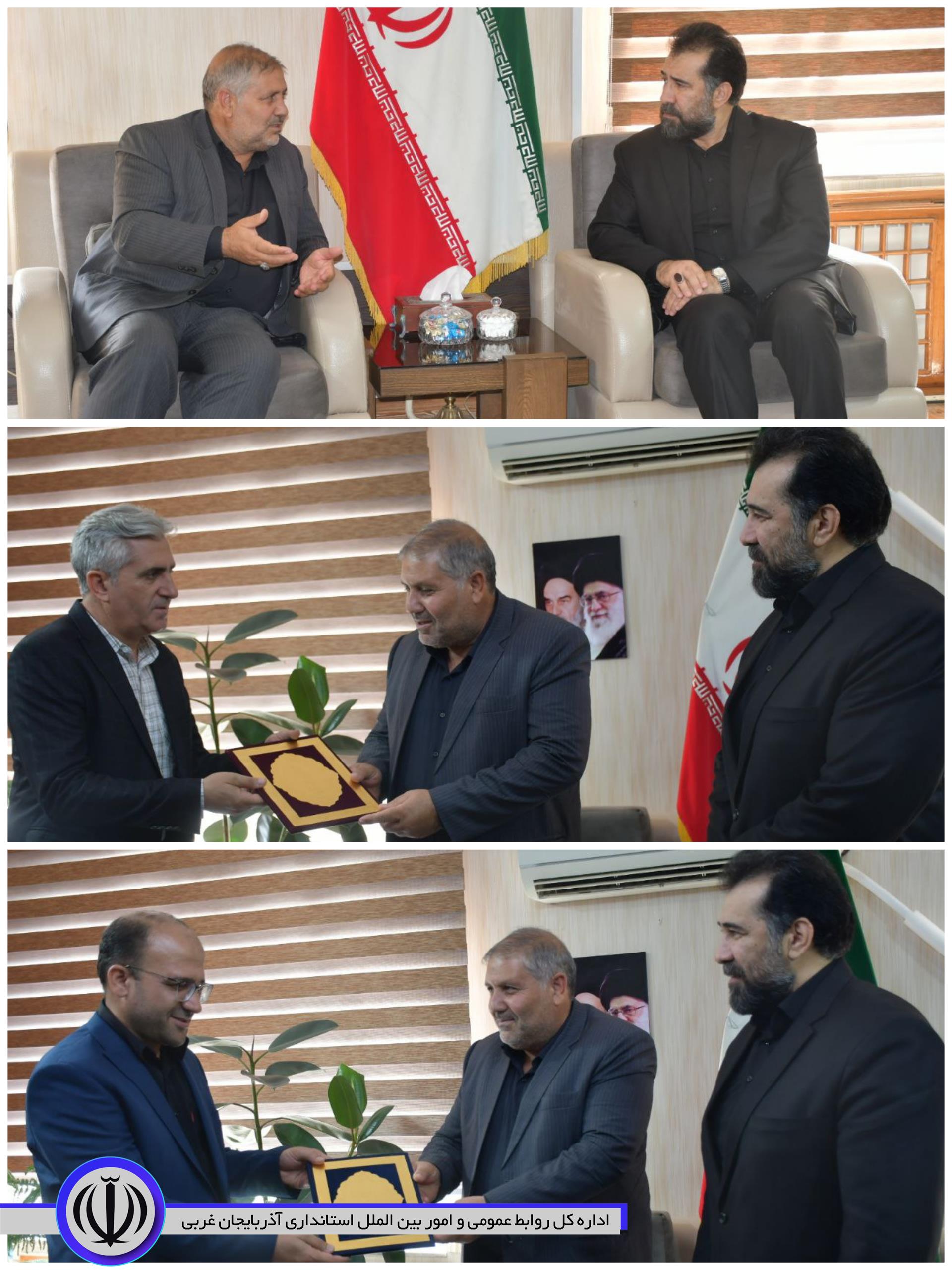 دیدار رئیس دانشگاه پیام نور استان آذربایجان غربی با فرماندار شهرستان ماکو