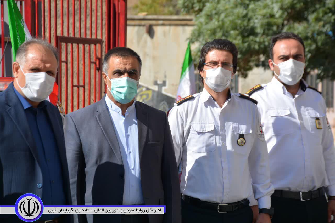 دیدار فرماندار شهرستان ماکو با کارکنان سازمان آتش نشانی و خدمات ایمنی