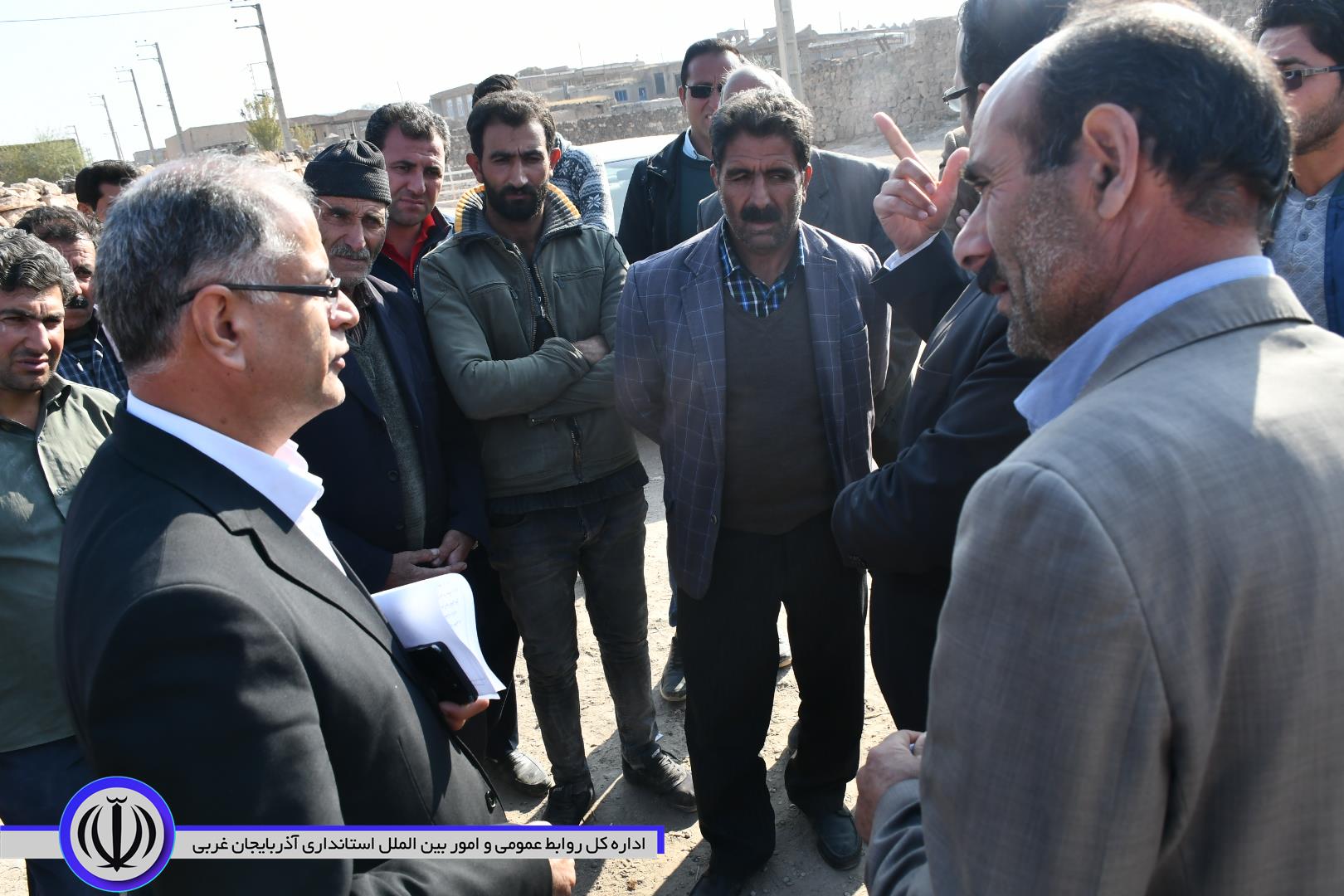 بازدید فرماندار ماکو از روستای قزل داغ کرد