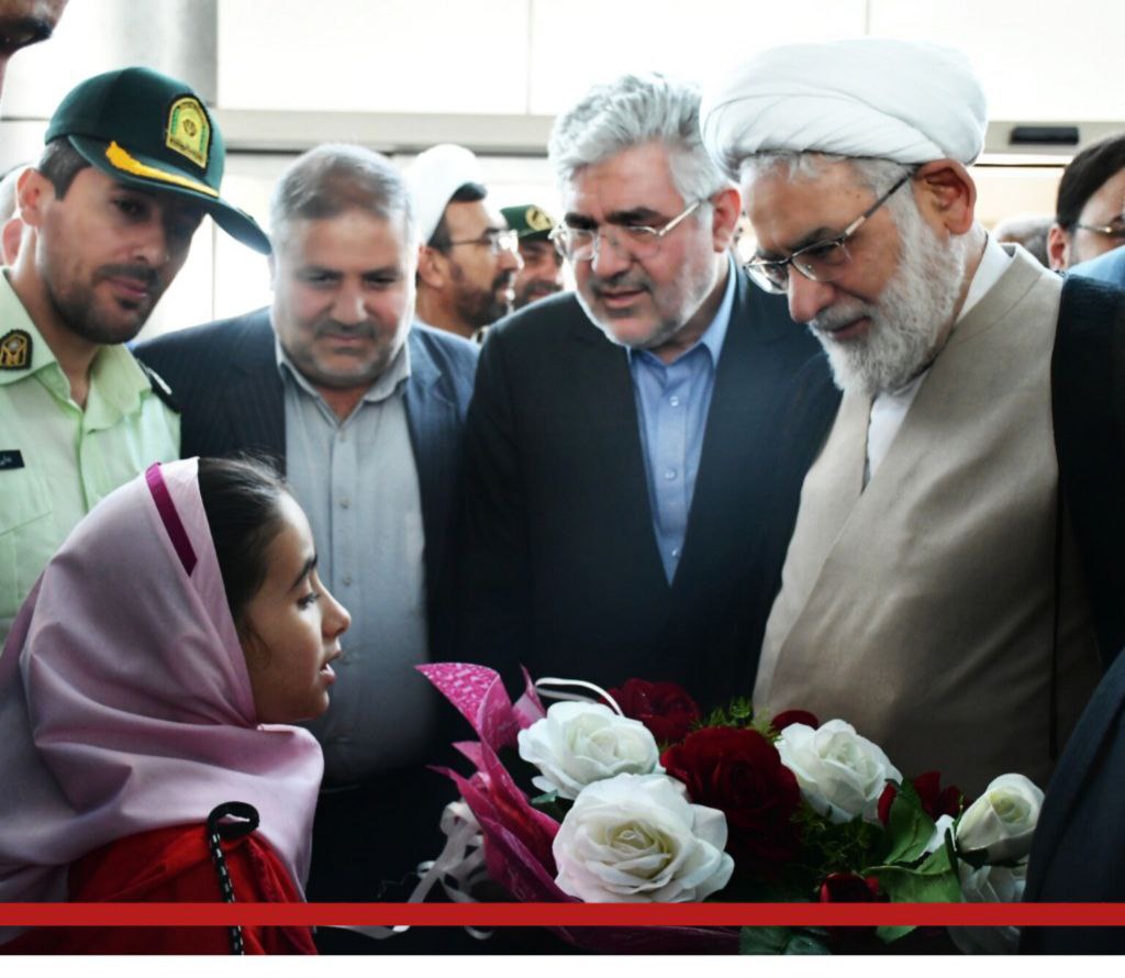 حجت الاسلام والمسلمین محمدجعفر منتظری دادستان کل کشور با استقبال مسئولین وارد منطقه آزاد ماکو شد