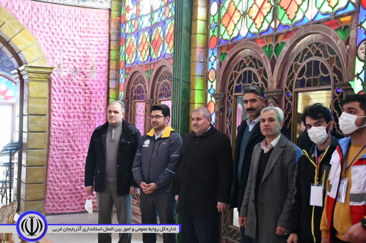 بازدید فرماندار شهرستان ماکو از مراحل آماده سازی کاخ موزه باغچه جوق برای بازدید عموم شهروندان و مسافران نوروزی