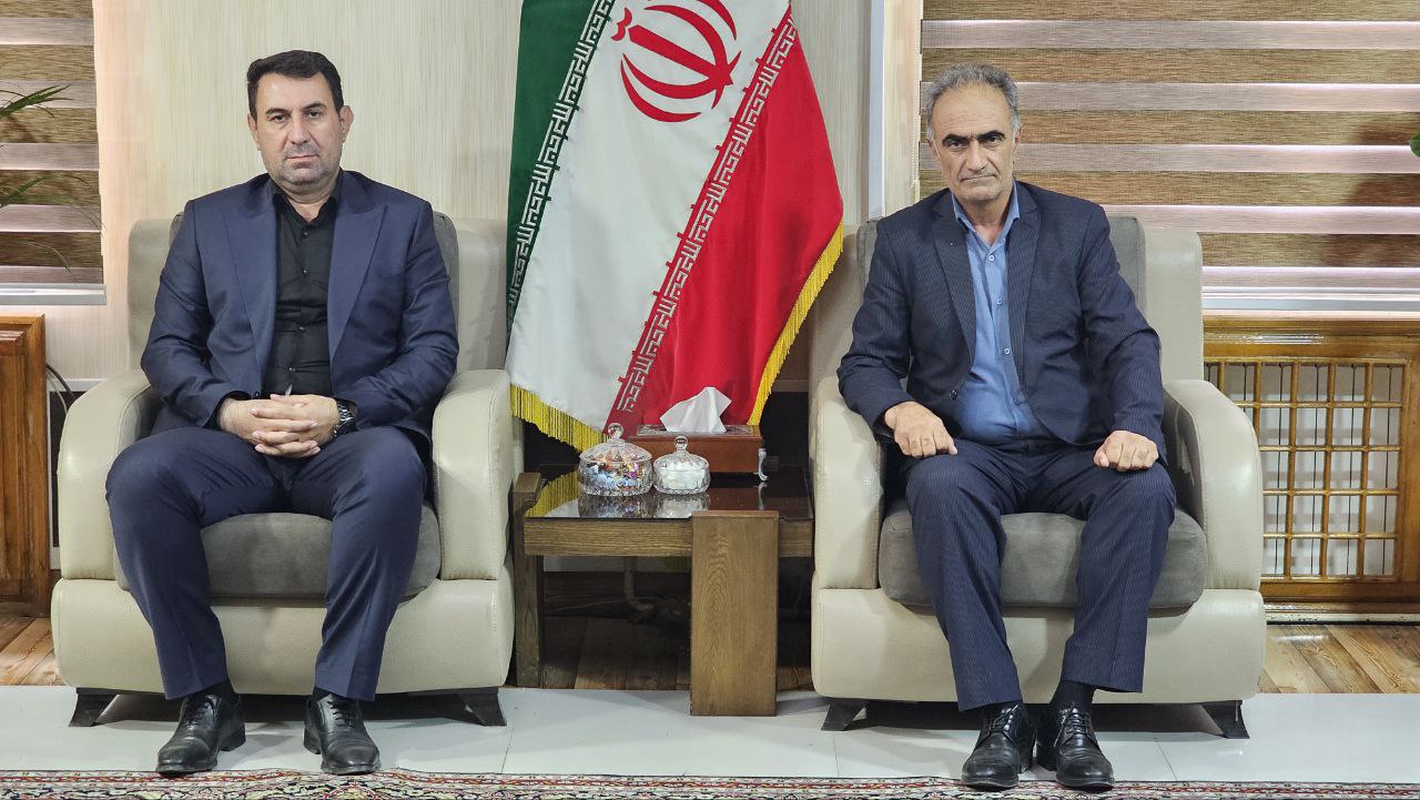 دیدار عمر علیپور اقدم نماینده مردم منطقه در مجلس شورای اسلامی با رامین موحدی فرماندار شهرستان ماکو