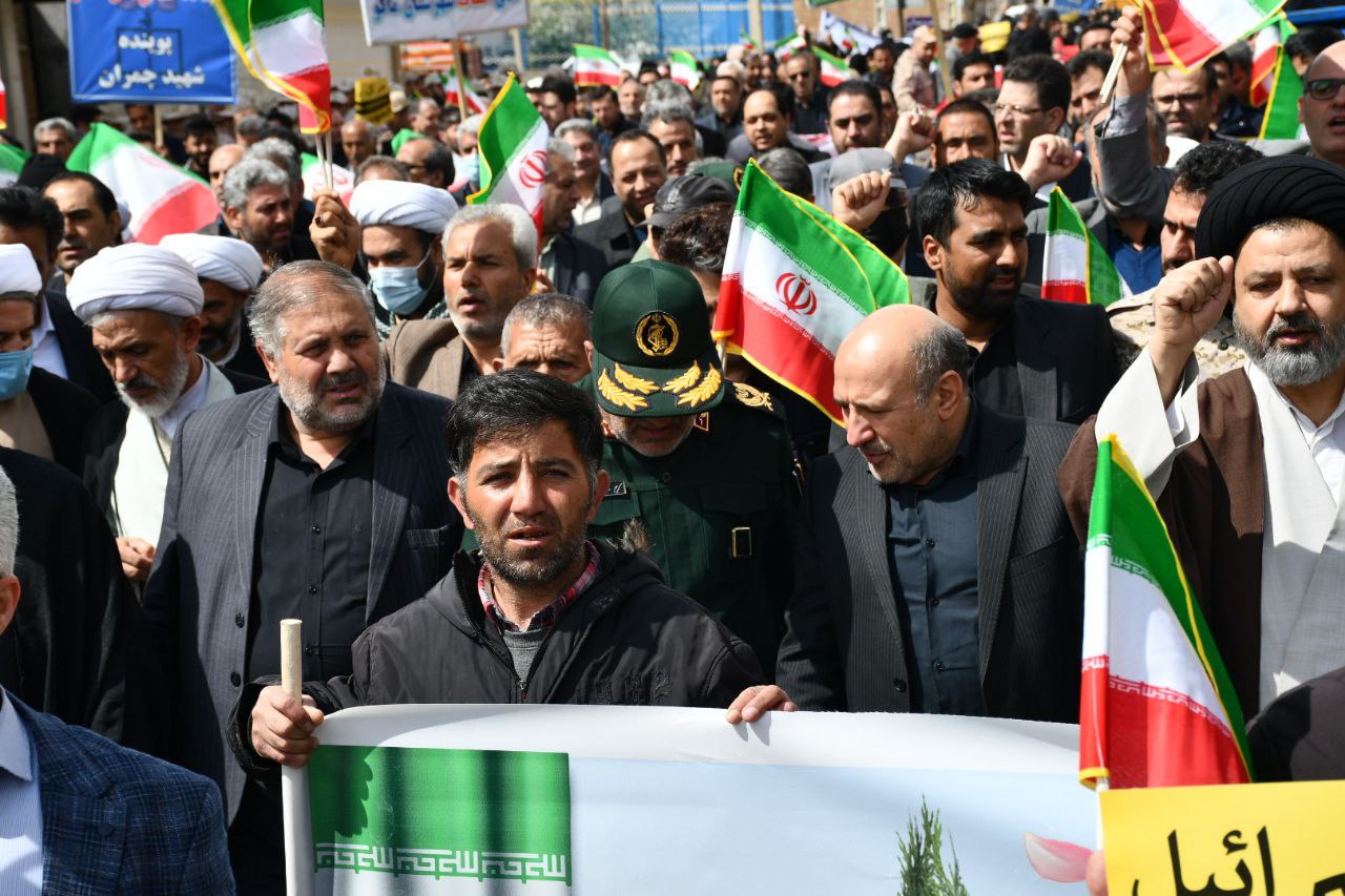 راهپیمایی روز قدس در ماکو