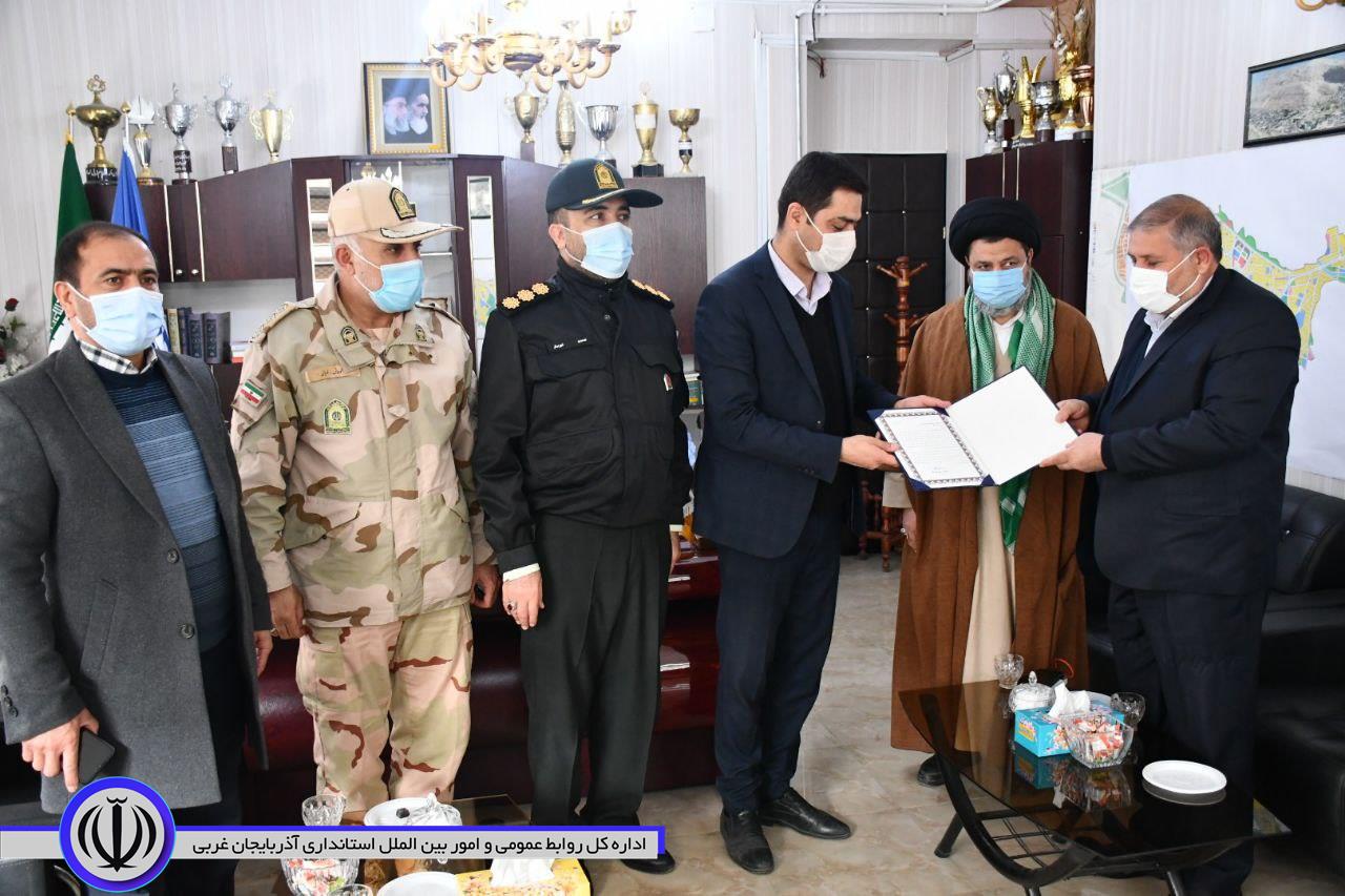 دیدار نادر کاظمی فرماندار شهرستان ماکو با مهندس علی یوسفی ماکویی شهردار ماکو