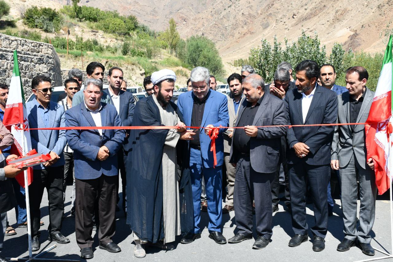 افتتاح پروژه بهسازی و آسفالت محور روستایی هندور در شهرستان ماکو