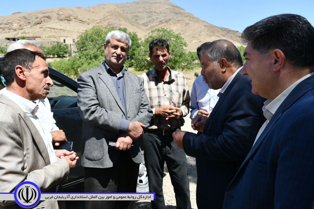 بازدید فرماندار شهرستان ماکو از روستای هاسون کوچک جهت رسیدگی به مشکلات اهالی