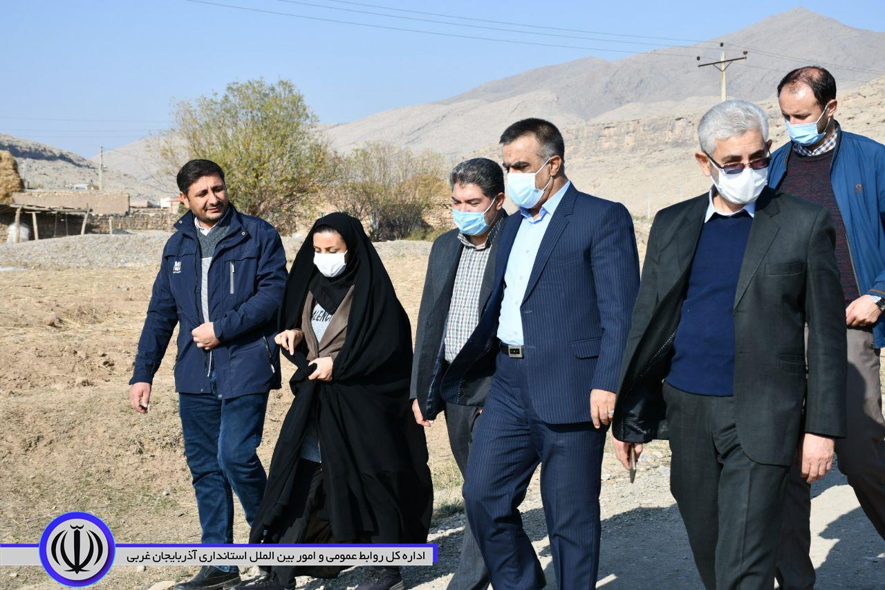 بازدید علی محمدی ایروانلو فرماندار شهرستان ماکو از راه روستای علی آباد رند