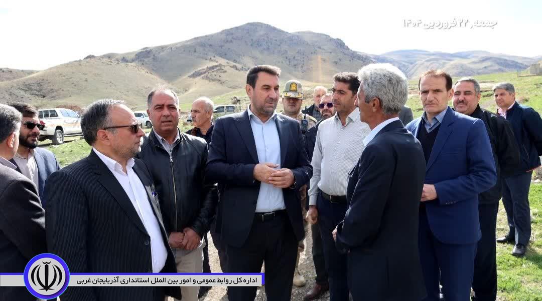 بازدید میدانی فرماندار ماکو از روستای شوریک