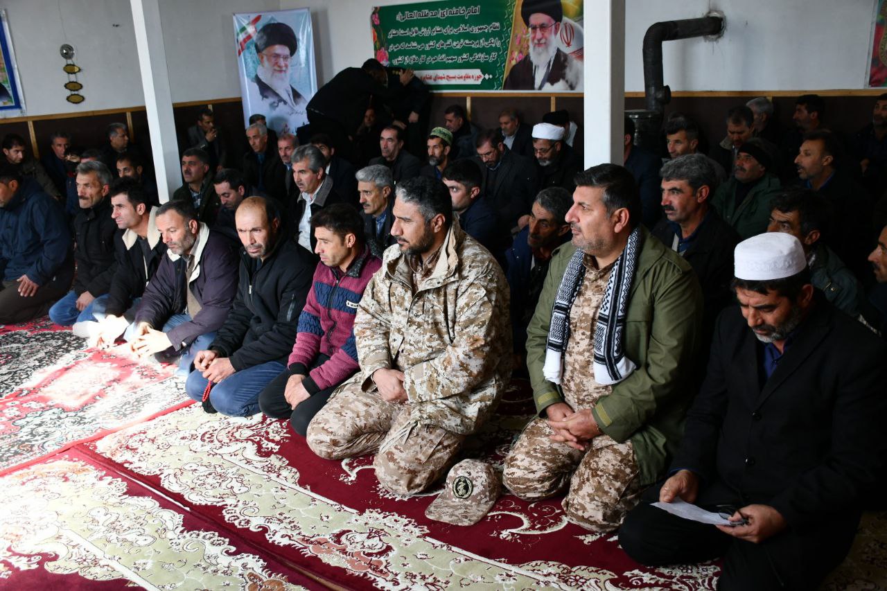 برگزای مراسم بزرگداشت چهل و چهارمین سالگرد پیروزی شکوهمند انقلاب اسلامی در روستای بری بورالان