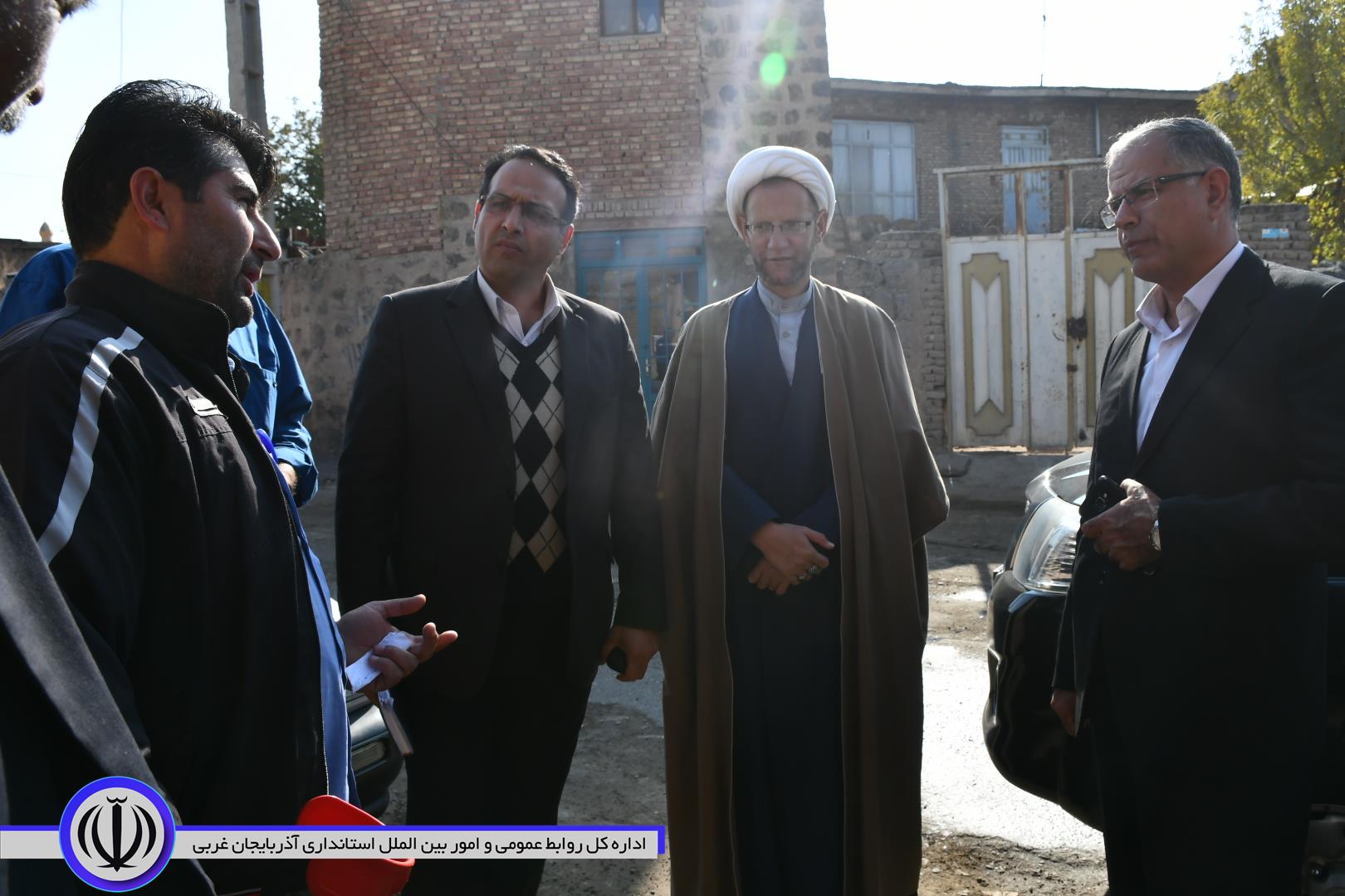 بازدید فرماندار ماکو از روستای قزل داغ عجم
