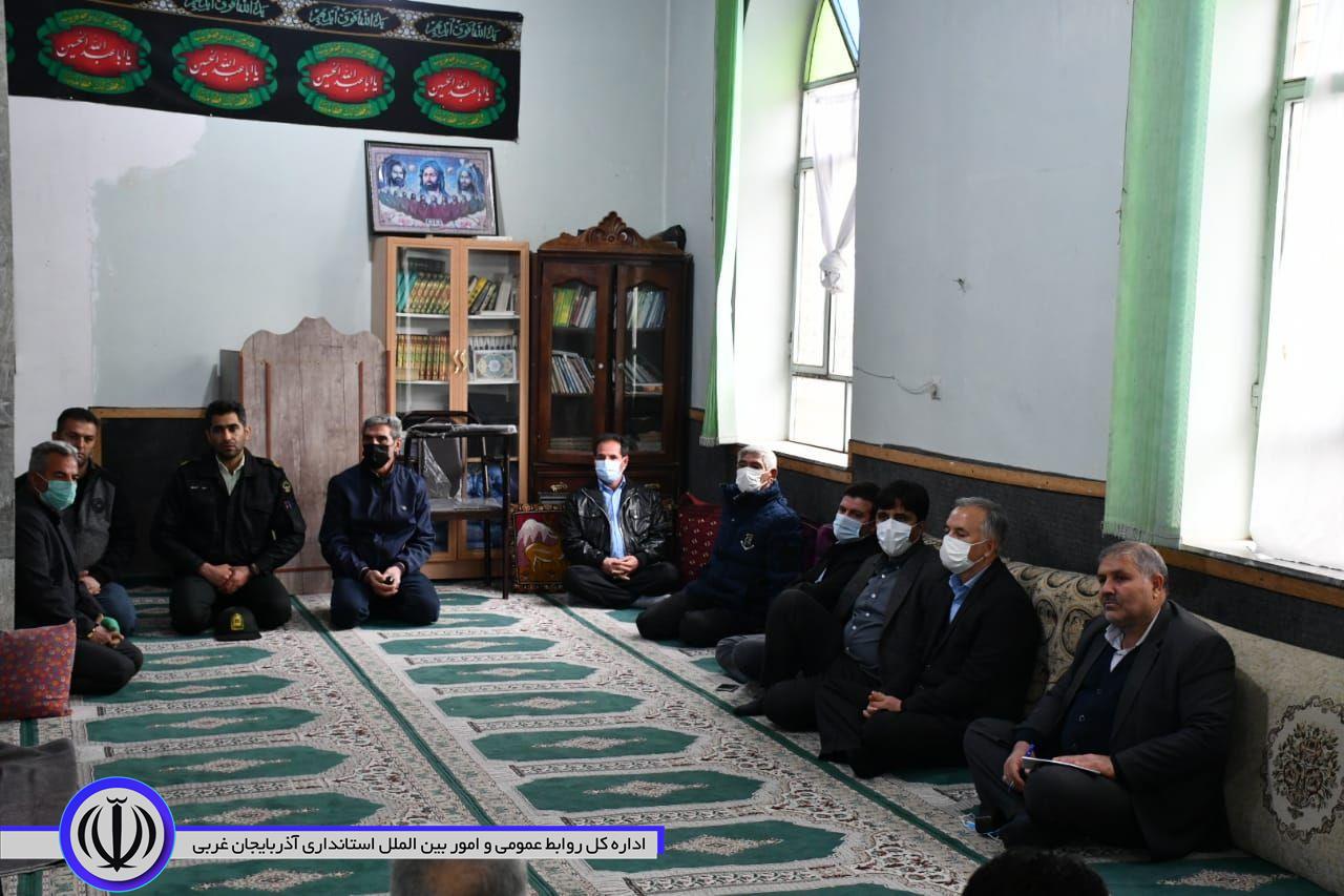 حضور نادر کاظمی فرماندار شهرستان ماکو در جمع صمیمی مردم روستای قزل داغ عجم