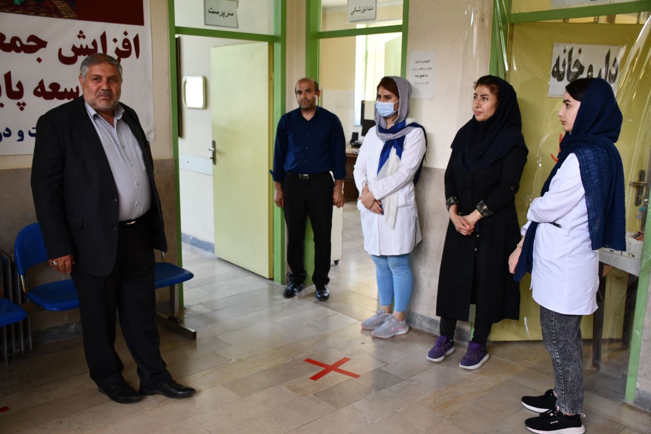 بازدید نادر کاظمی فرماندار شهرستان ماکو از مرکز خدمات جامع سلامت شهری و روستایی شماره یک مرکز بهداشت شهرستان ماکو