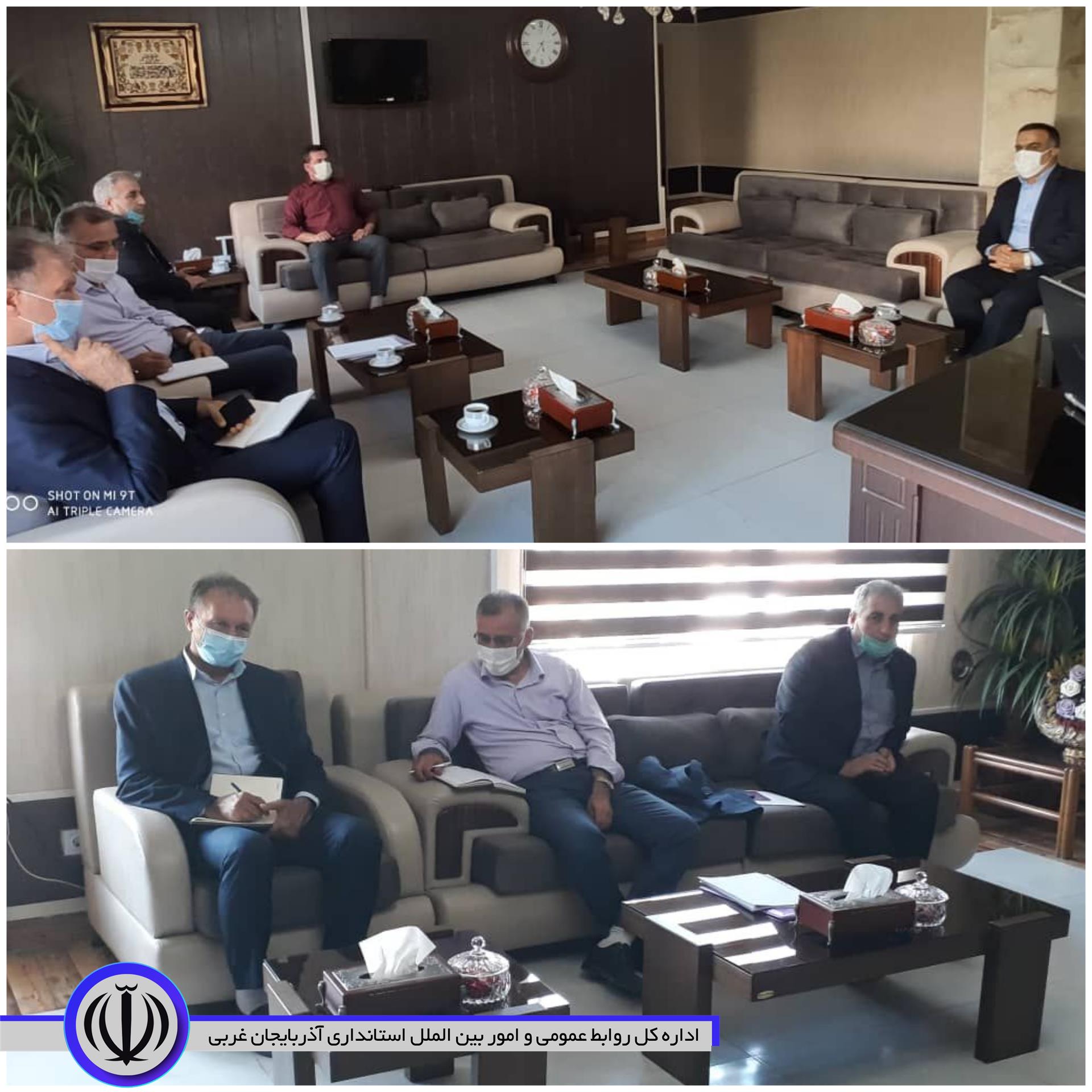 مدیر عامل شرکت آب و فاضلاب استان آذربایجان غربی با فرماندار شهرستان ماکو دیدار کرد