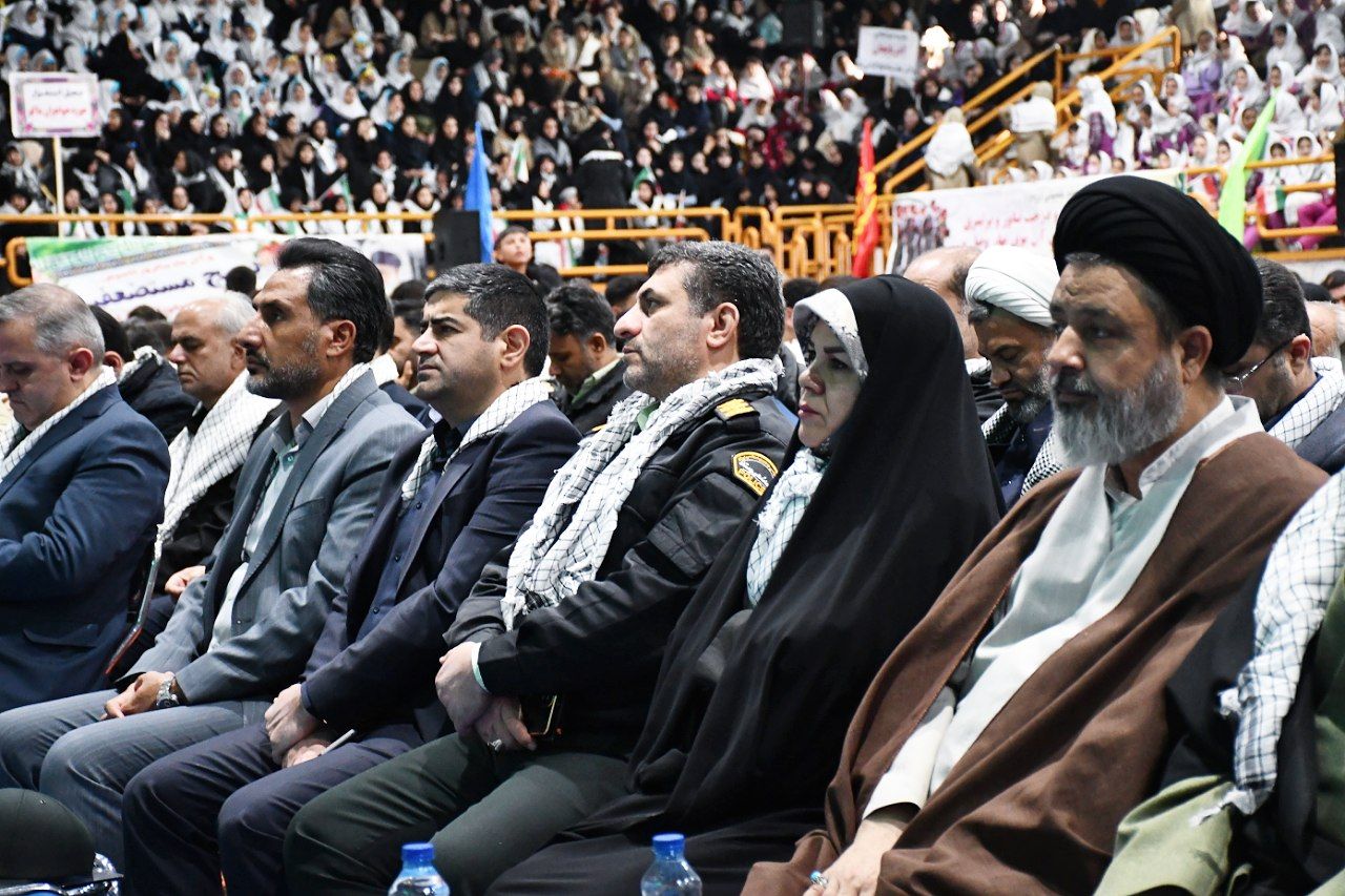 برگزاری همایش اقتدار بسیج در ماکو با حضور گسترده اقشار مردم