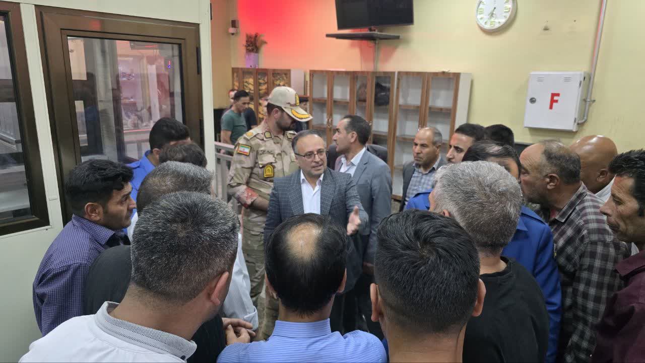 بازدید سرپرست فرمانداری ماکو از پایانه مرزی بازرگان