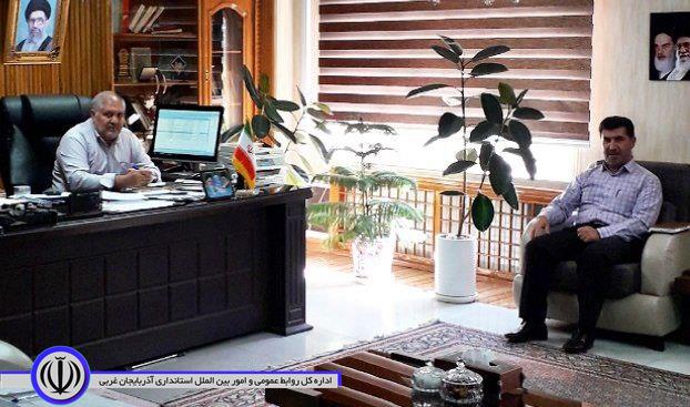 دیدار مدیر سازمان آموزش فنی و حرفه ای شهرستان ماکو با نادر کاظمی فرماندار شهرستان ماکو به مناسبت گرامیداشت هفته ملی مهارت
