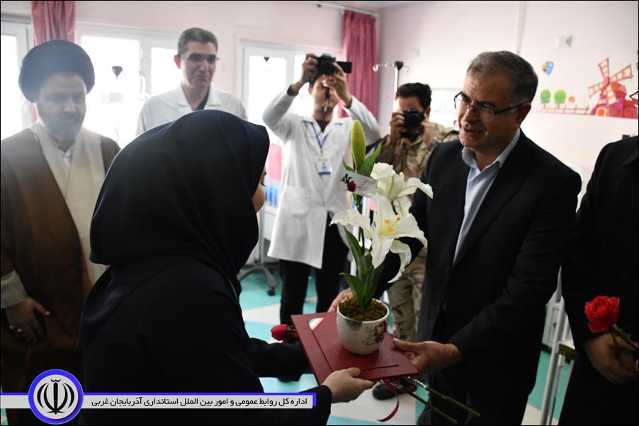 حضور فرماندار ماکو بهمراه مسئولین شهرستانی در مراکز درمانی