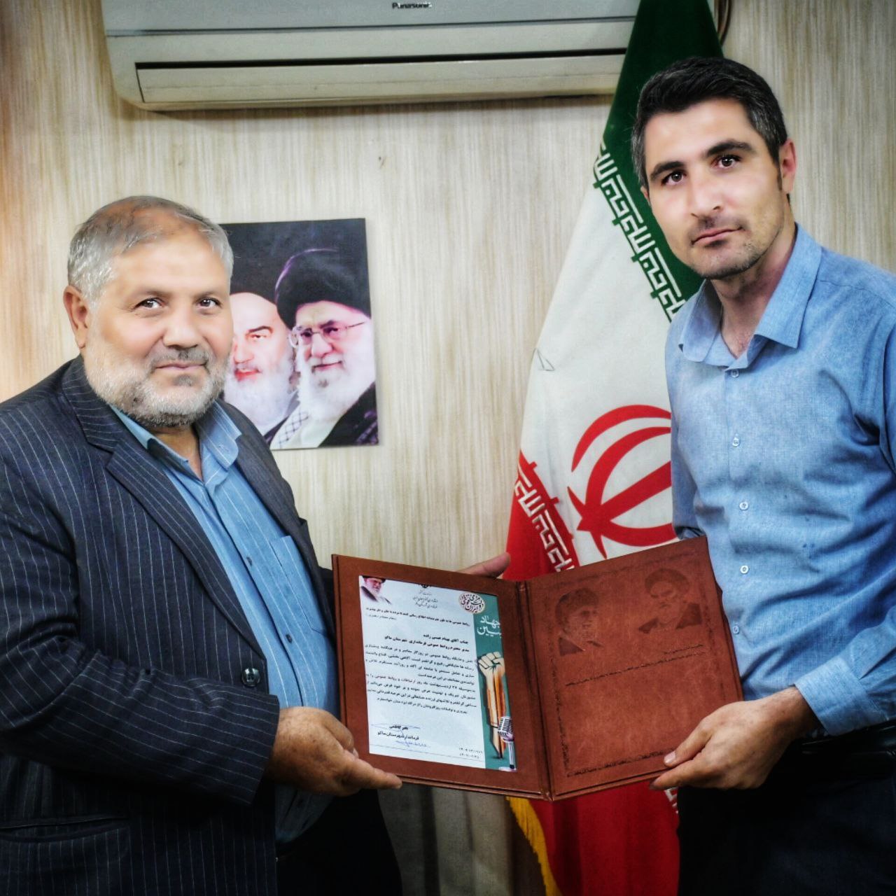 تقدیر فرماندار ماکو از بهنام عیسی زاده مدیر روابط عمومی فرمانداری شهرستان ماکو