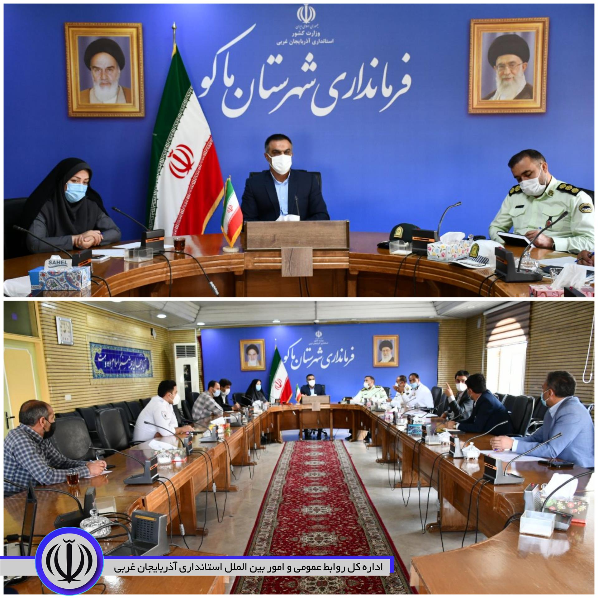 برگزاری جلسه شورای ترافیک شهرستان ماکو ، به ریاست محمدی ایروانلو فرماندار شهرستان ماکو و با حضور مسئولین ادارات و نهاد های عضو در محل فرمانداری