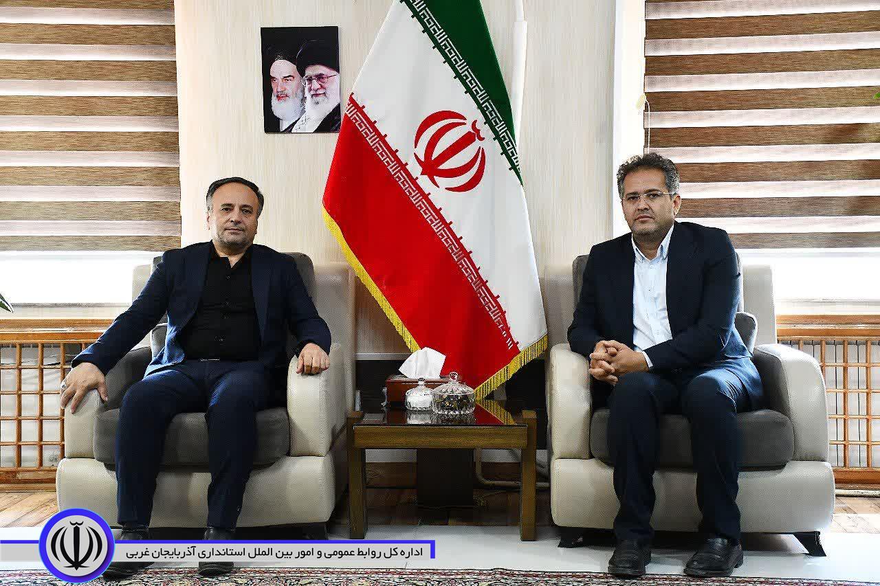 دیدار رئیس جدید منابع طبیعی و آبخیزداری ماکو با سرپرست فرمانداری شهرستان ماکو