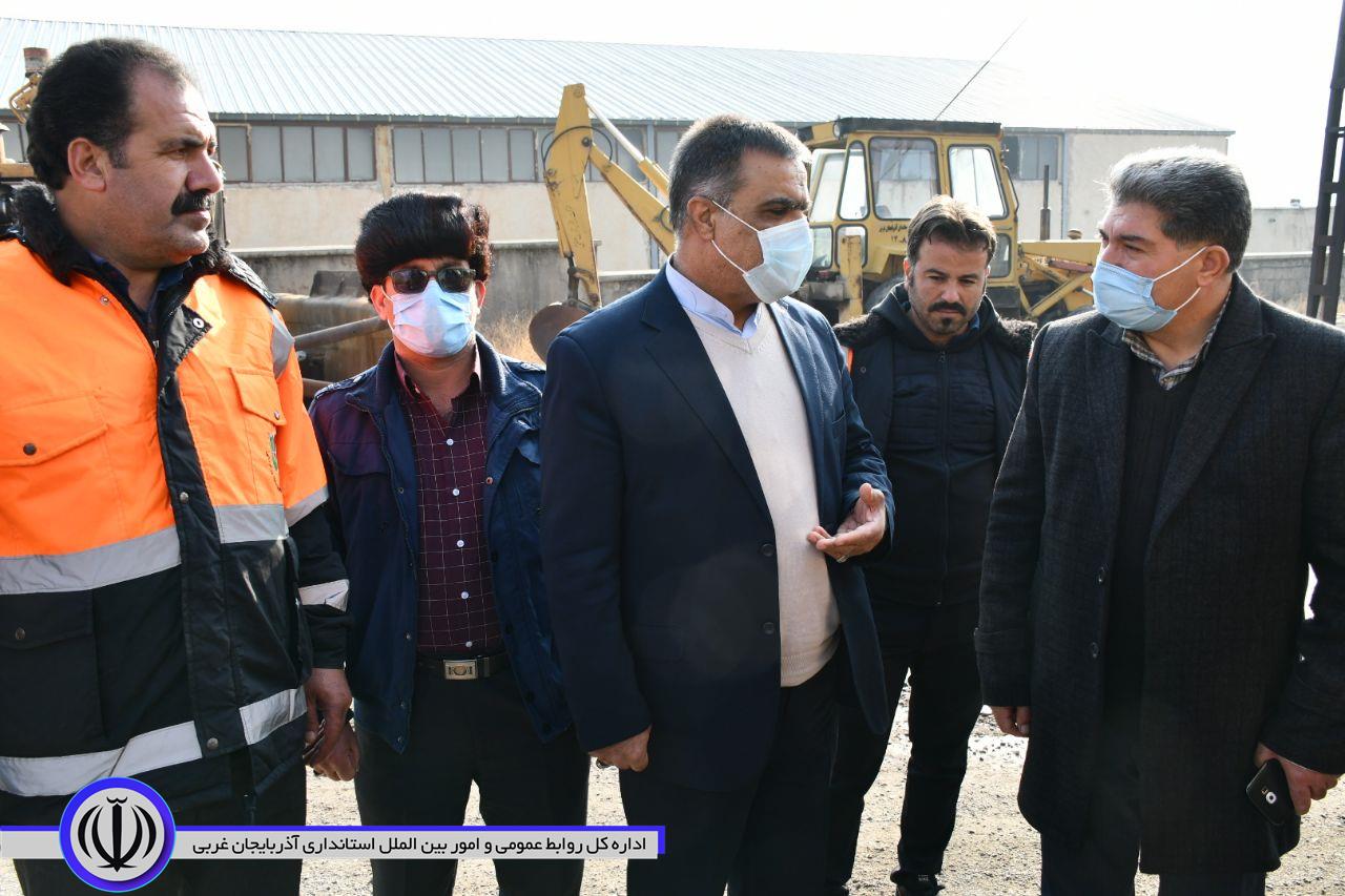 بازدید علی محمدی ایروانلو فرماندار شهرستان ماکو از اداره راهداری و حمل و نقل جادهای