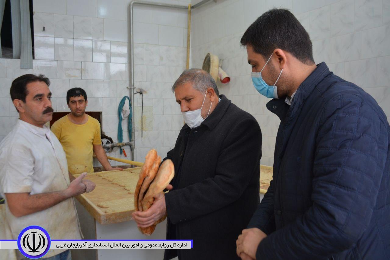 بازدید سرزده فرماندار شهرستان ماکو از نانوایی های ماکو