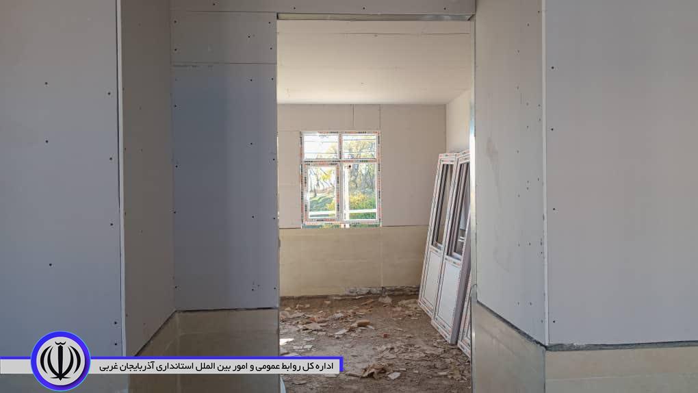 پروژه احداث مدرسه روستای کوسج به مراحل پایانی ساخت رسید