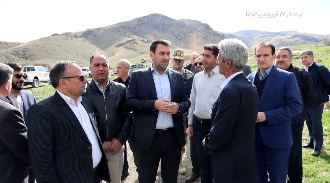 بررسی مشکلات میدانی روستاهای بخش بازرگان با حضور فرماندار ماکو
