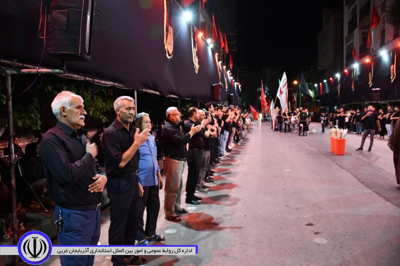 حضور مسئولان ارشد شهرستان ماکو در جمع عزاداران حسینی