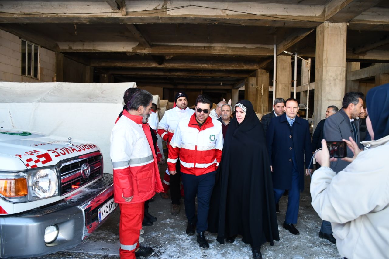 مانور زلزله 6 ریشتری در روستای باغچه‌جوق ماکو اجرا شد