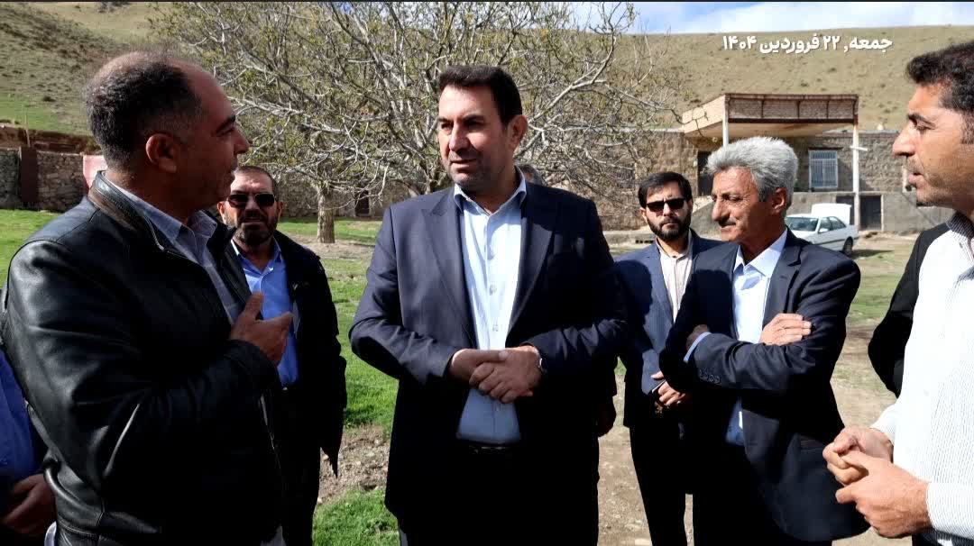 بررسی مشکلات میدانی روستاهای بخش بازرگان با حضور فرماندار ماکو