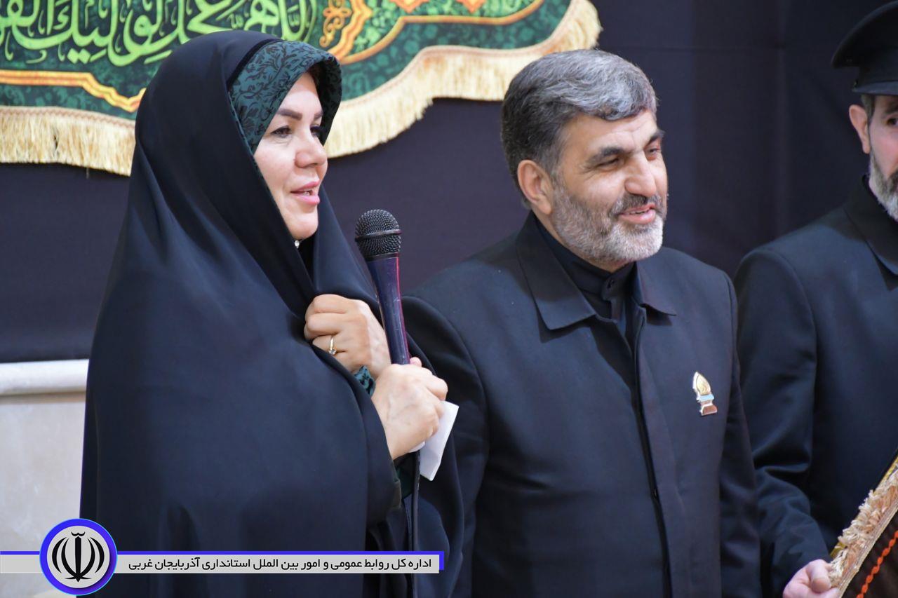 حضور خادمان مسجد مقدس جمکران و حاملان پرچمهای متبرک اعتاب مقدسه در ماکو