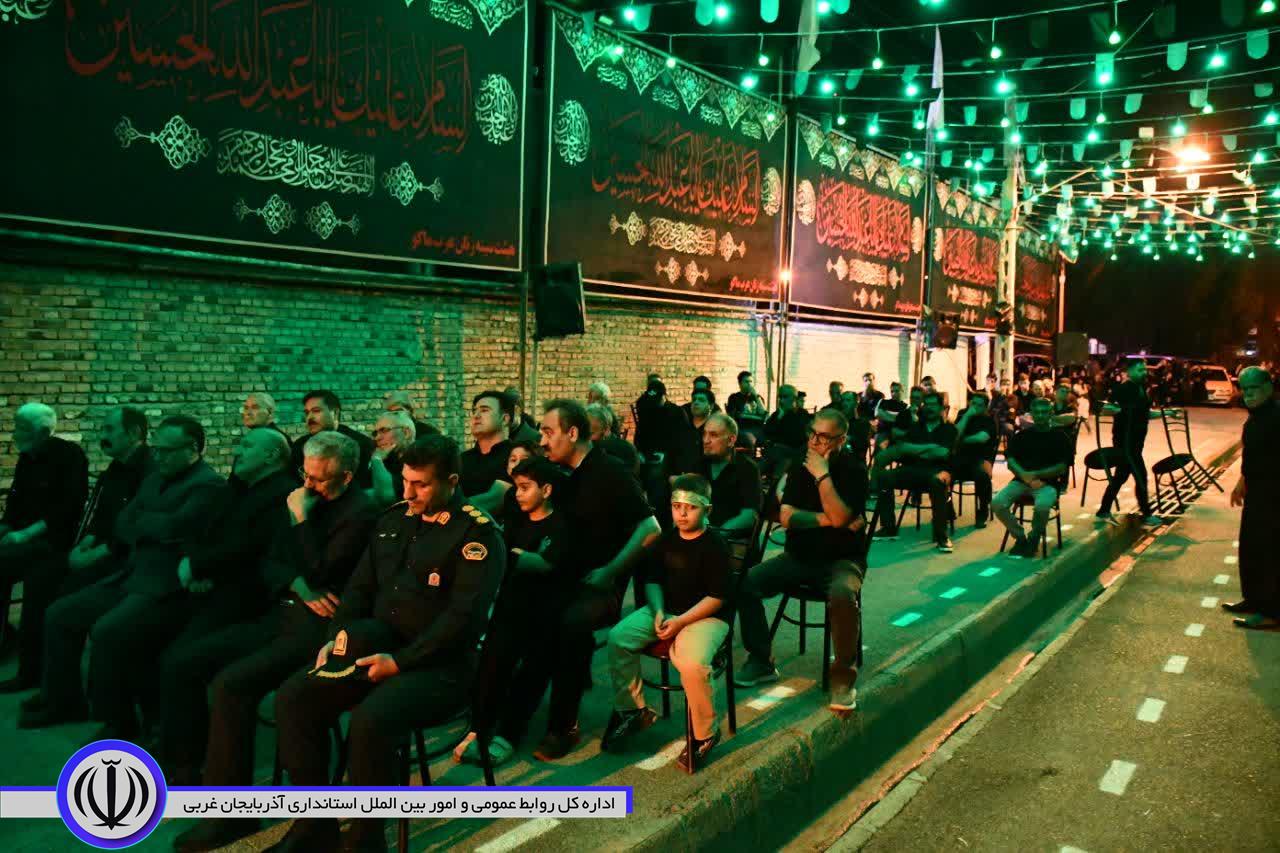 حضور مسئولان ارشد شهرستان ماکو در جمع عزاداران حسینی