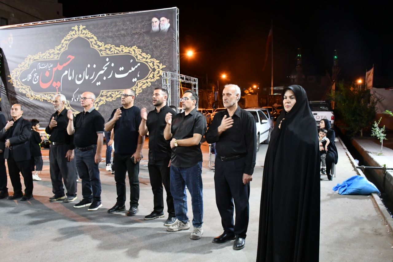 حضور فرماندار شهرستان ماکو در آیین عزاداری هیئات مذهبی
