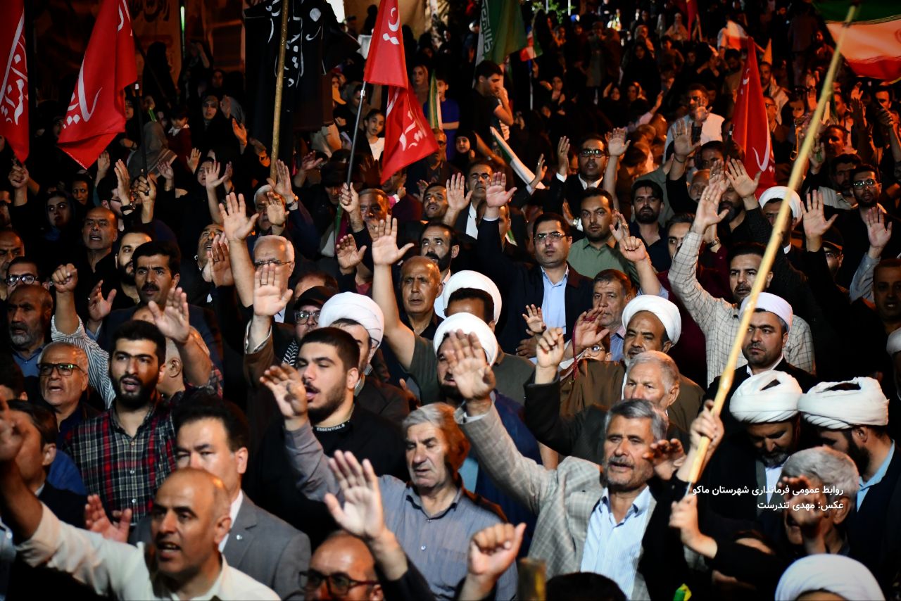 ماکو، سنگر عشق به رهبر؛ تجدید میثاق با شهدا و پشتیبانی از مدافعان میهن