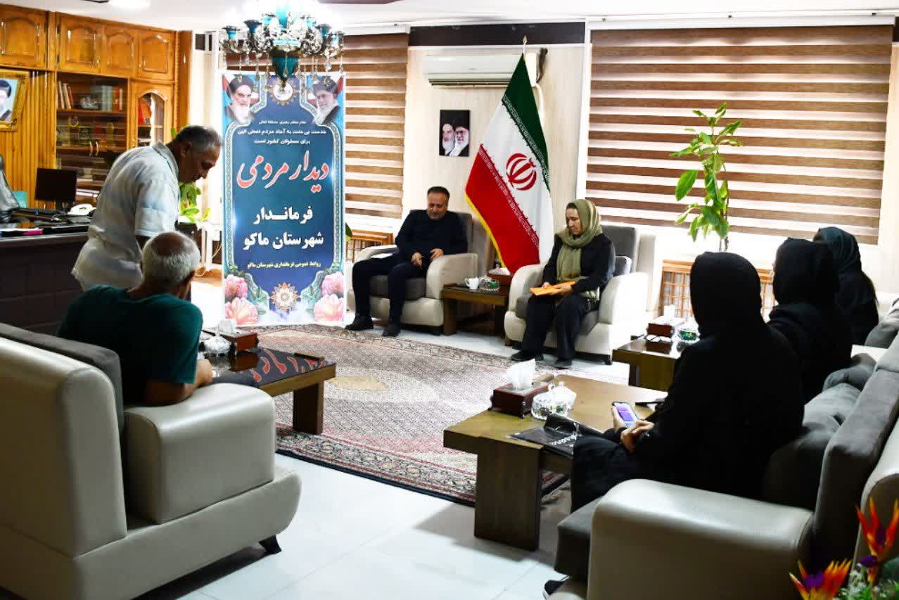 برگزاری ملاقات مردمی سرپرست فرمانداری شهرستان ماکو
